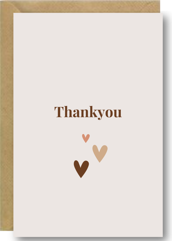 Thankyou - hartjes