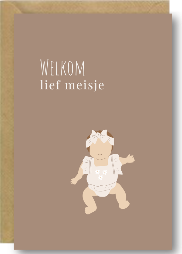 Welkom lief meisje
