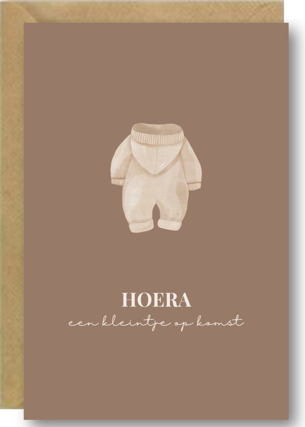 Hoera een kleintje op komst - pakje