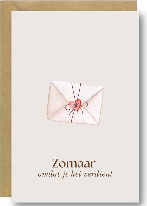 Zomaar - envelopje