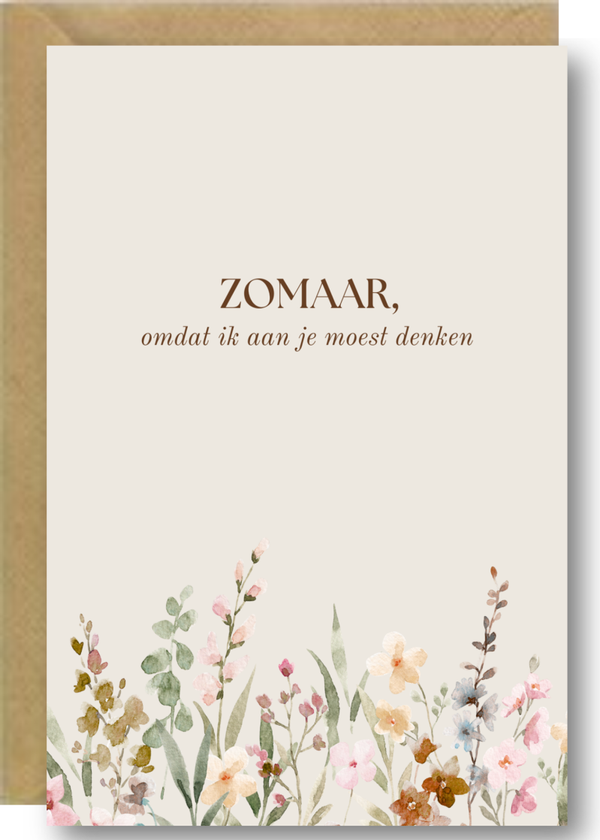Zomaar - bloemenrand