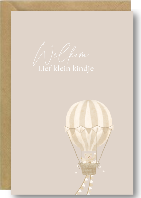Geboorte - luchtballon