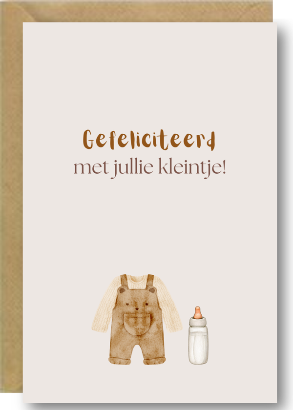 Geboorte - pakje en fles