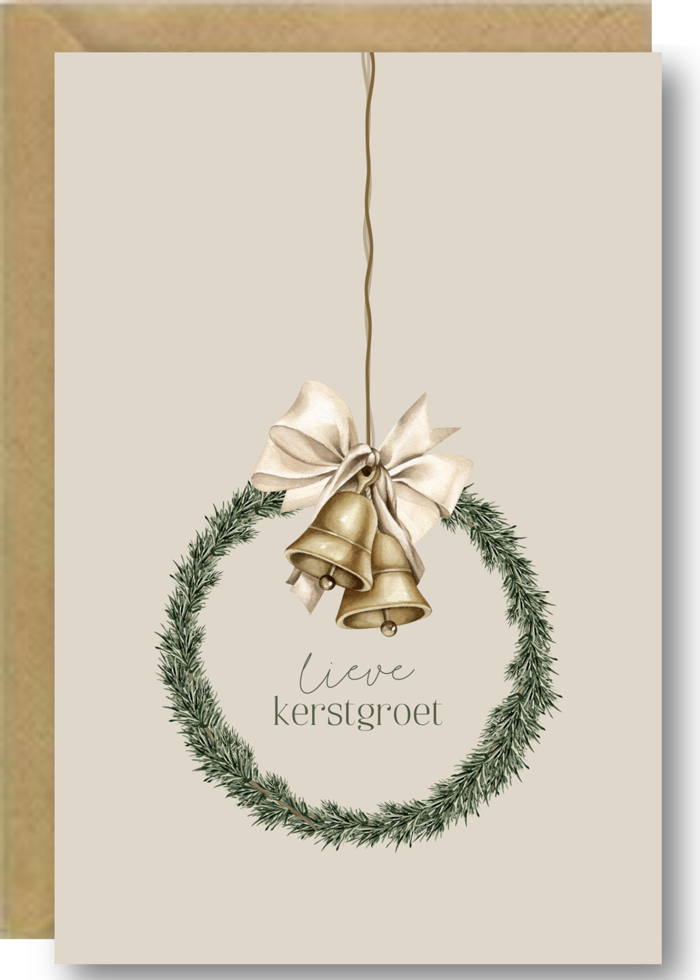 Kerstkaart 3 - Krans