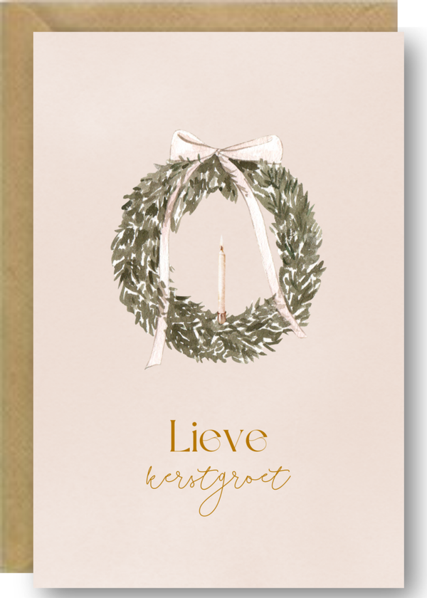 Kerstkaart 2 - lieve kerstgroet