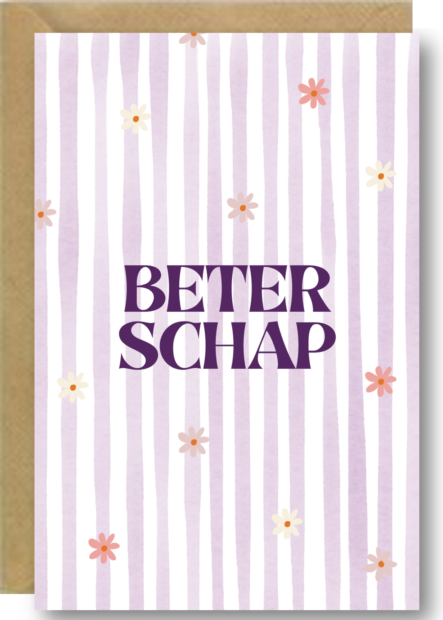 Beterschap - lijnen paars