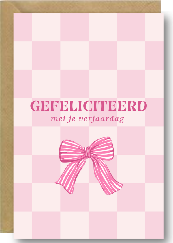 Gefeliciteerd - strik