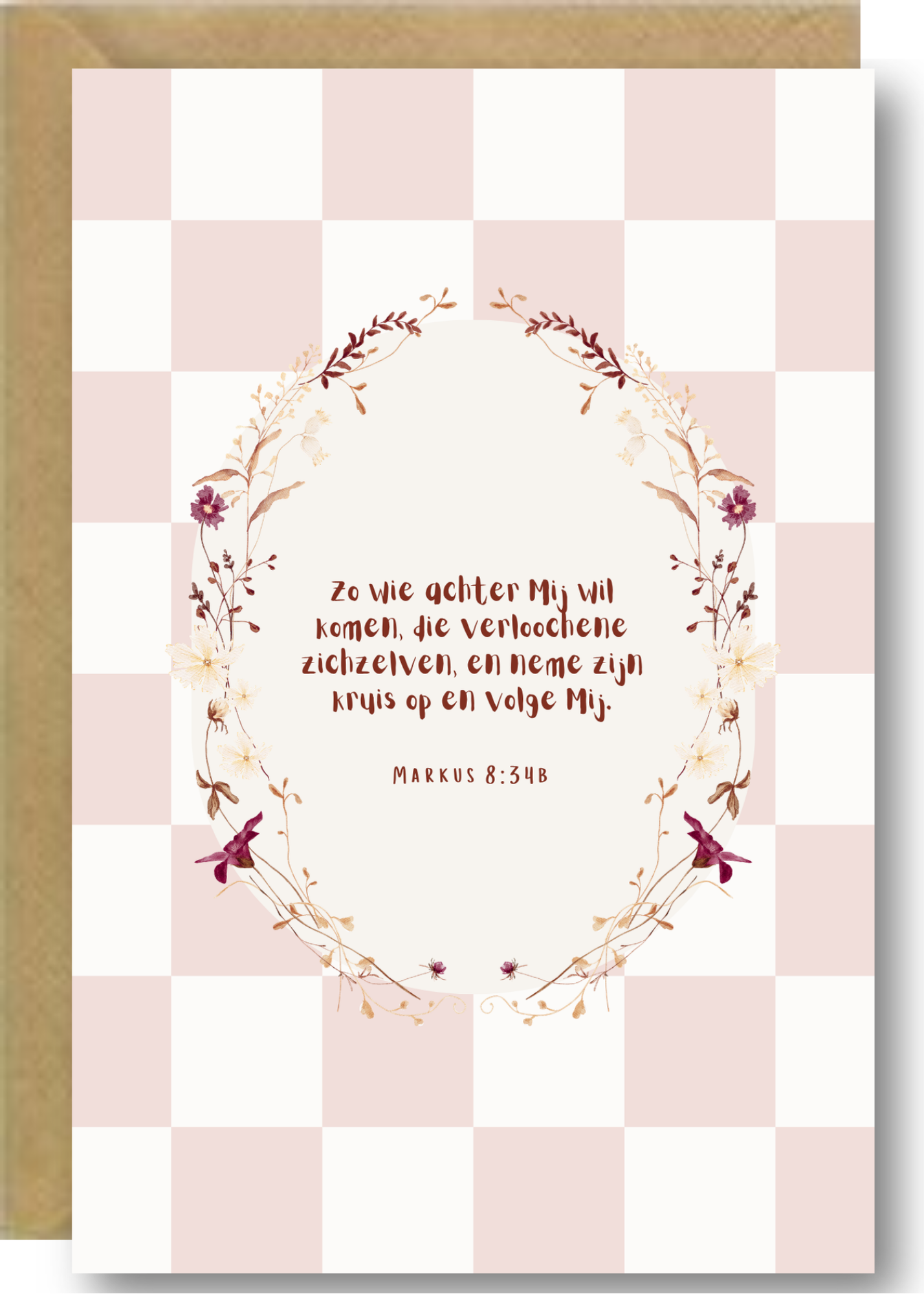 Bijbeltekst - Markus 8:34b