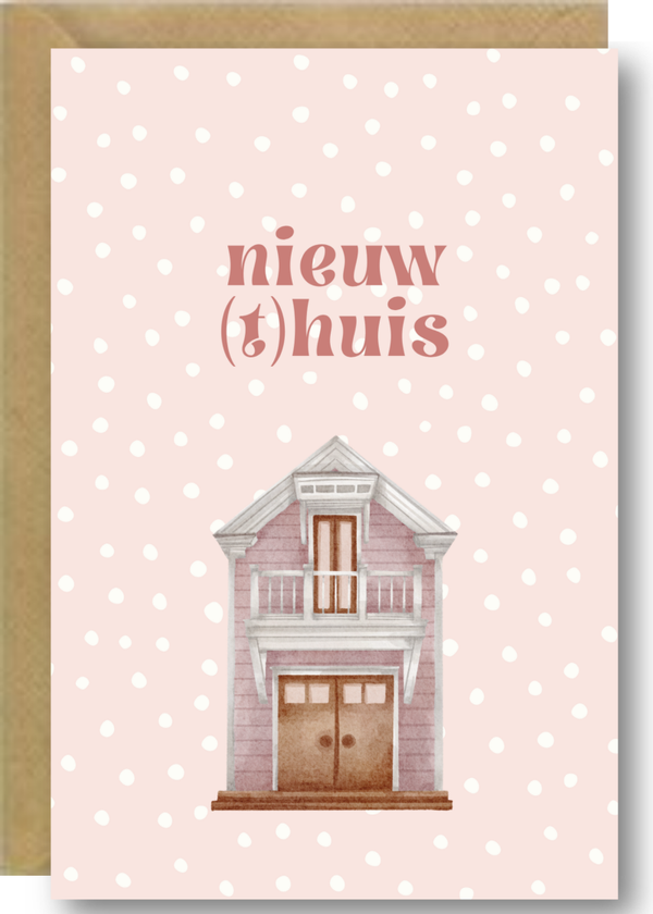 Nieuw huis - huisje stippen
