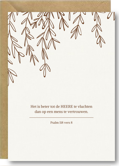 Psalm 118:8 - vluchten