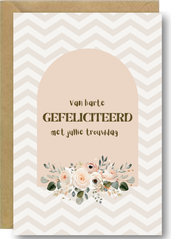 Huwelijksjubileum - boogvorm