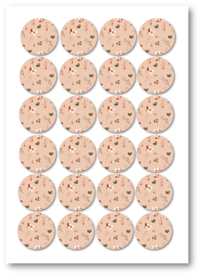 Stickervel 3 - bloemen