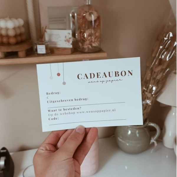 Cadeaubon - 5 euro