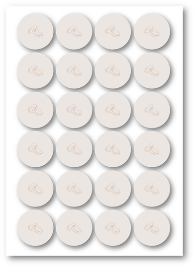 Stickervel 8 - ringen