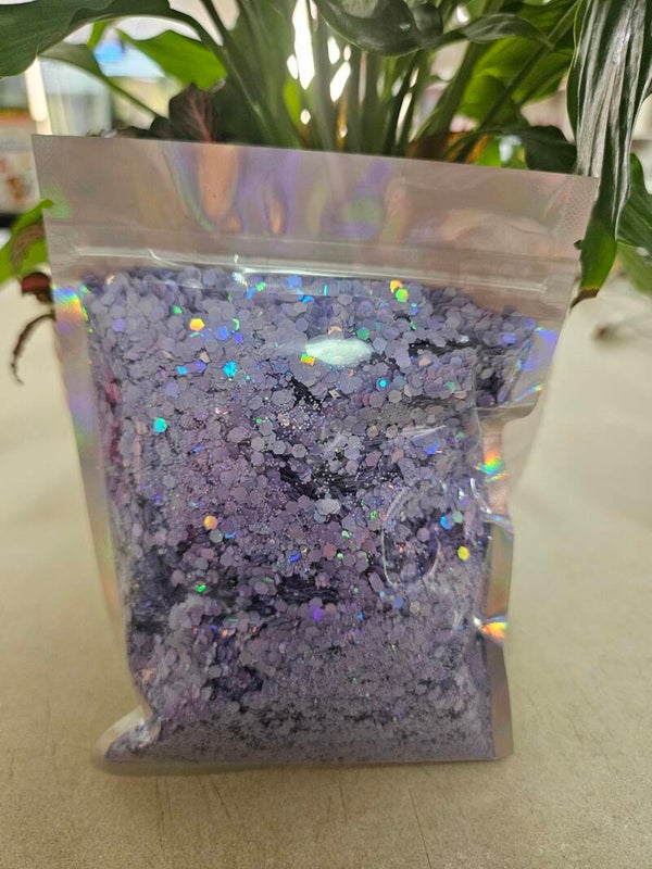 Purple Glitter - 100g Packet