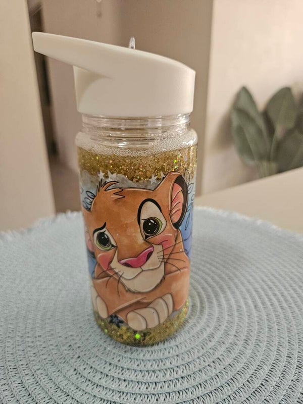 Pre Made - Simba Kids Snow Globe Water Bottle