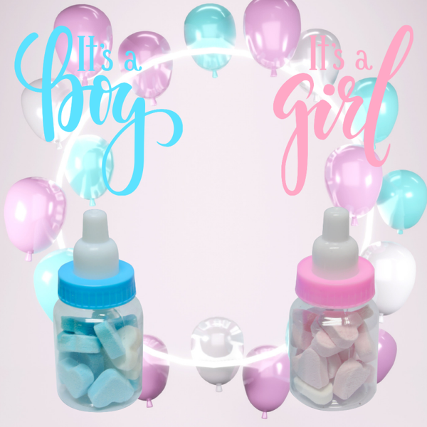 Babyflesje roze of blauw