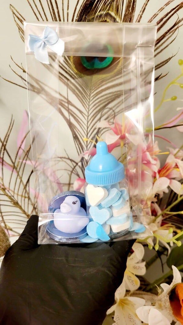 Geboorte traktatie eendje blauw