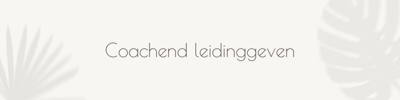 Blog coachend leidinggeven