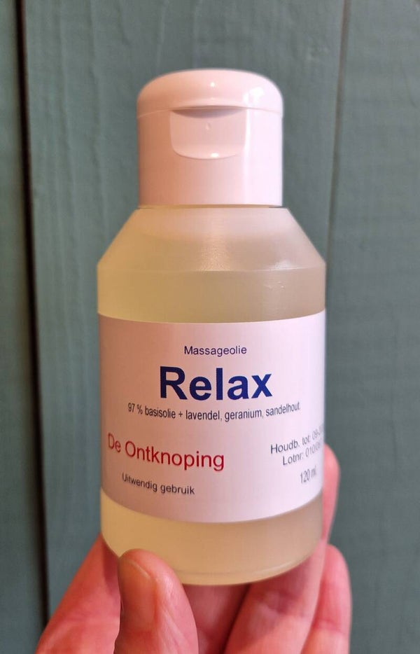 Relax Massageolie in flesje 120ml