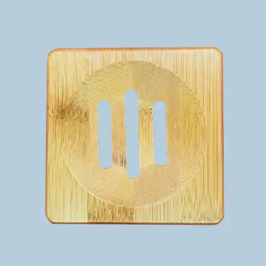 Bamboe Zeephouder voor Shampoo Bar Rond/Vierkant, Wondr