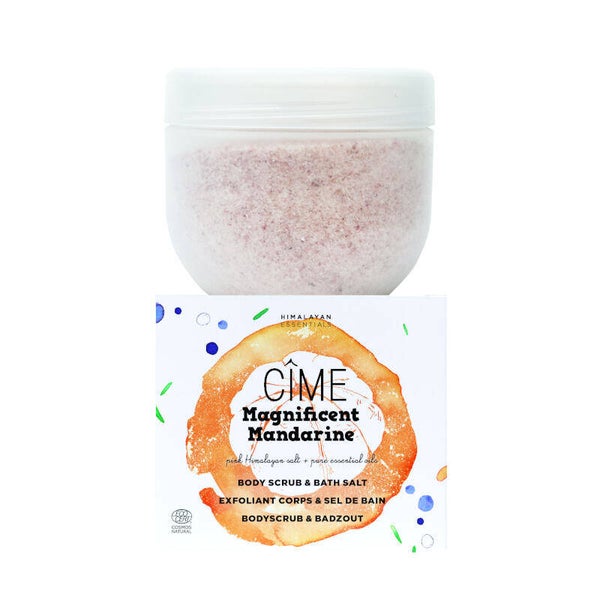 Magnificent Mandarine, Bodyscrub & Badzout Cîme 450g