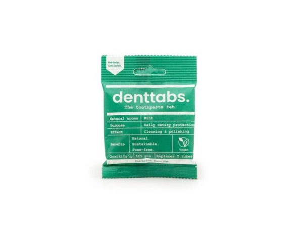Denttabs Mint 125 stuks - met fluoride
