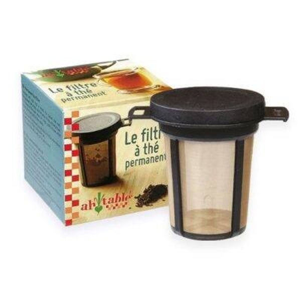 Theefilter rvs + dekseltje