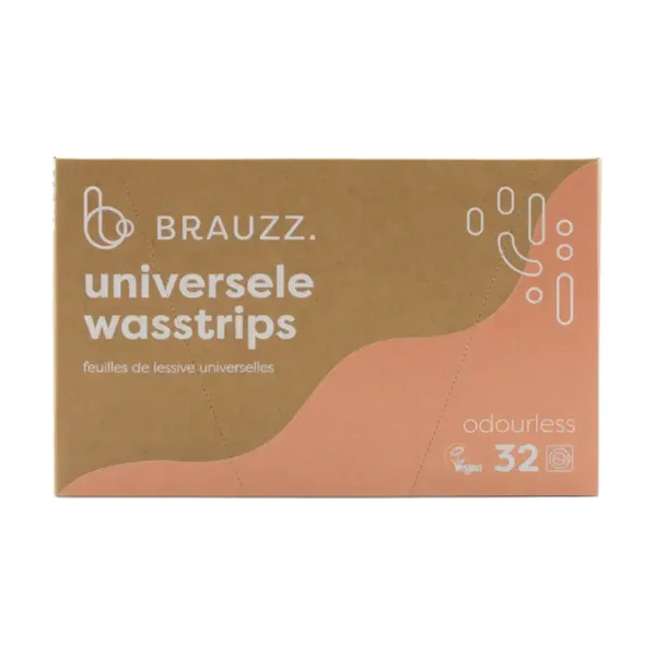 Wasstrips 'Geurloos' Brauzz. 32 stuks
