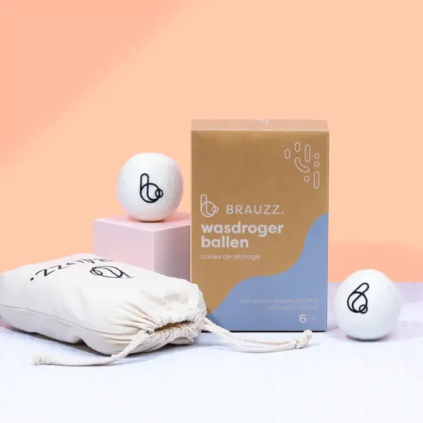 Wasdroger ballen Brauzz. 6 stuks