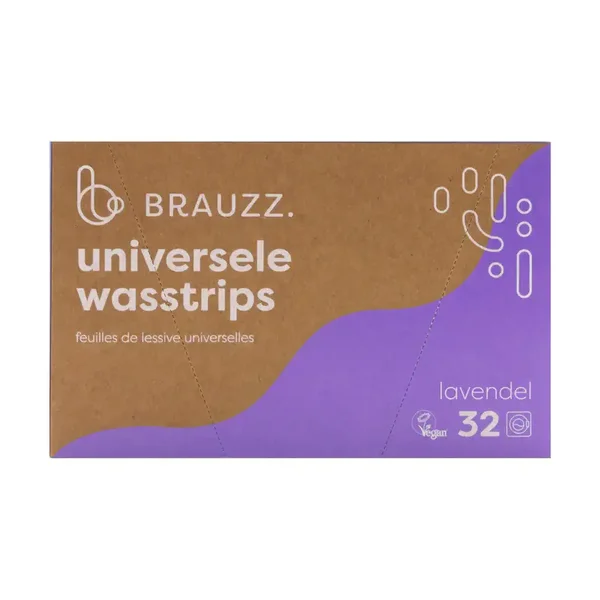 Wasstrips 'Lavendel' Brauzz. 32 stuks