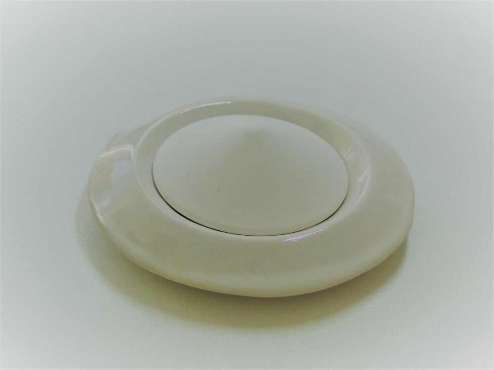 Geursteentje, wit, glanzend