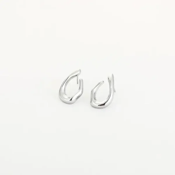 Classic oorstekers zilver