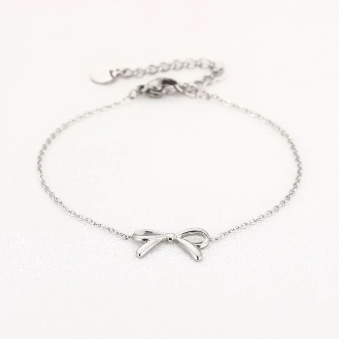 Strik armband zilver
