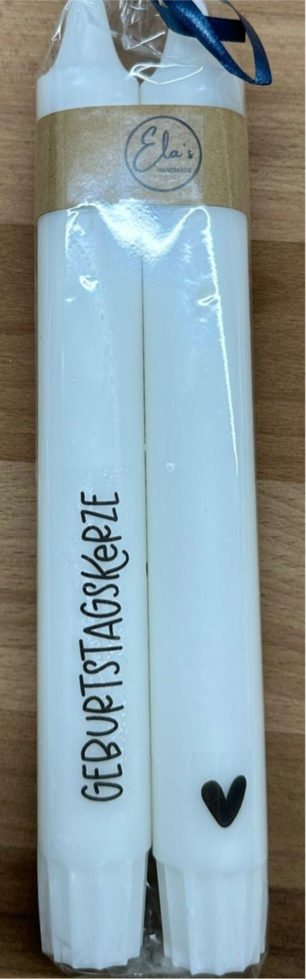 Kerze - Geburtstagskerze/Herz