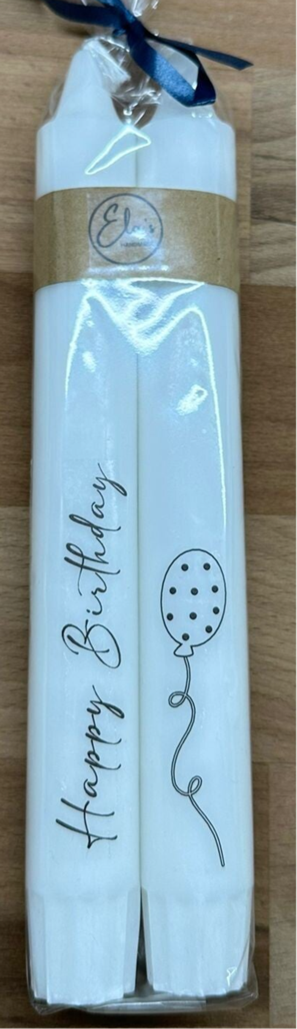 Kerze Happy Birthday/Ballon