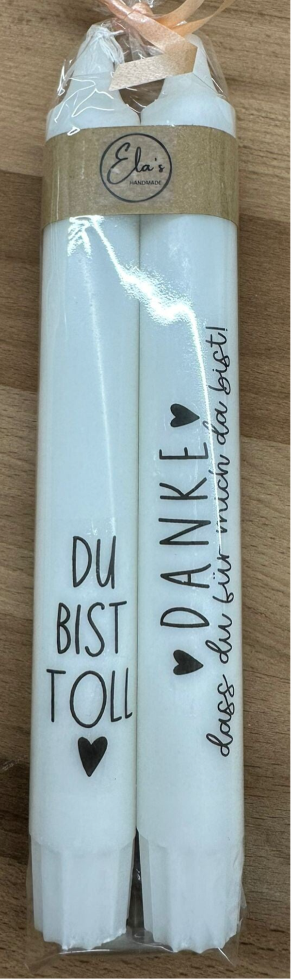 Kerzen Du bist toll/Danke dass du für mich da bist