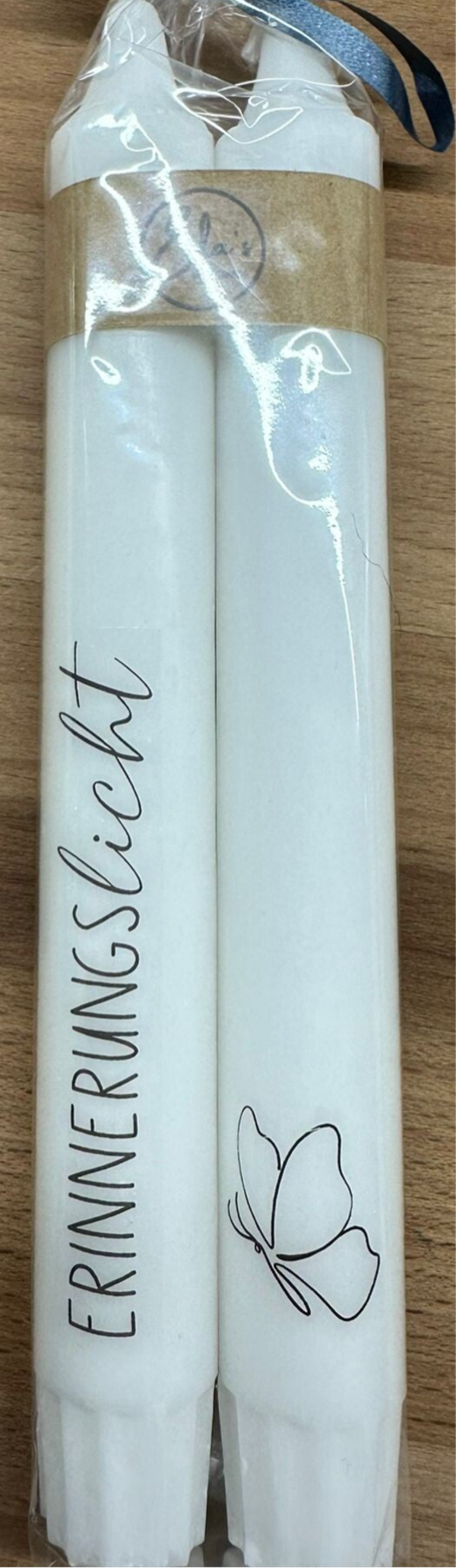 Kerzen Erinnerungslicht/Schmetterling