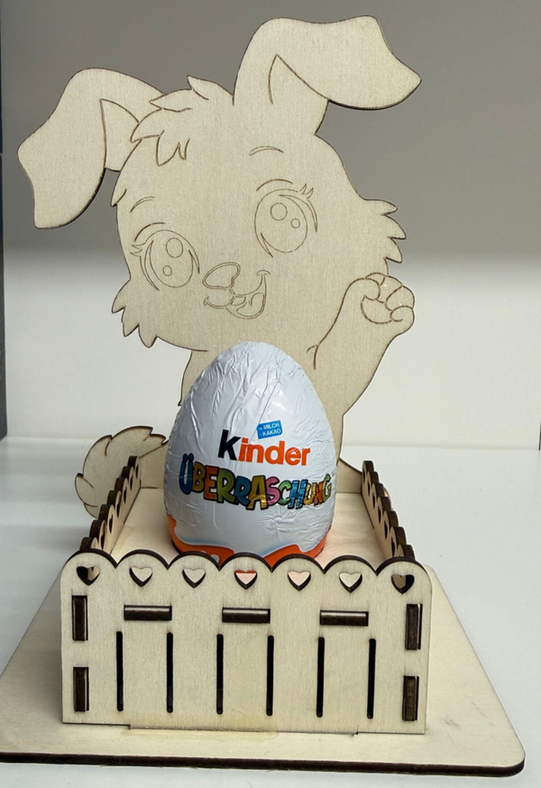 Holzosterhase - Kinderüberraschung