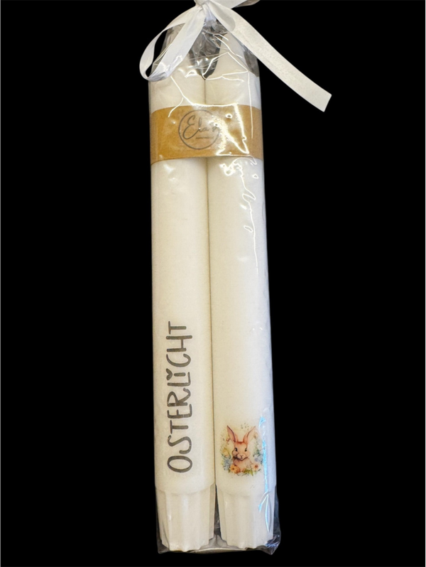 Stabkerzen "Osterlicht" - fertiges Set