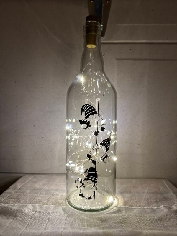 Flaschenlicht "Wichtelbande"