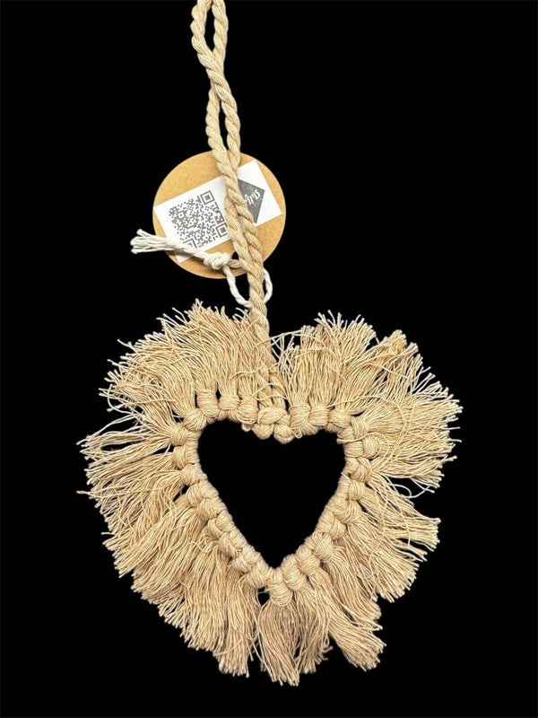 Makramee Tannenbaum Anhänger Herz