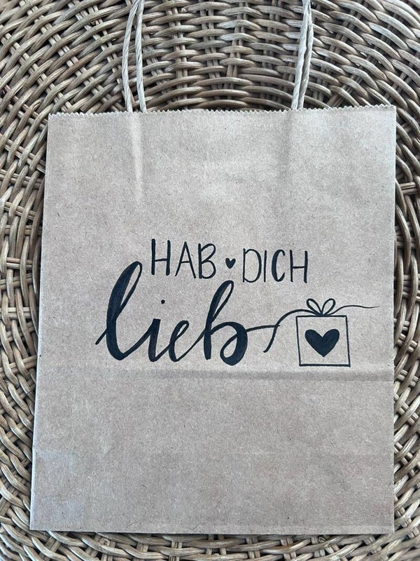 Geschenksäckli - Hab Dich lieb