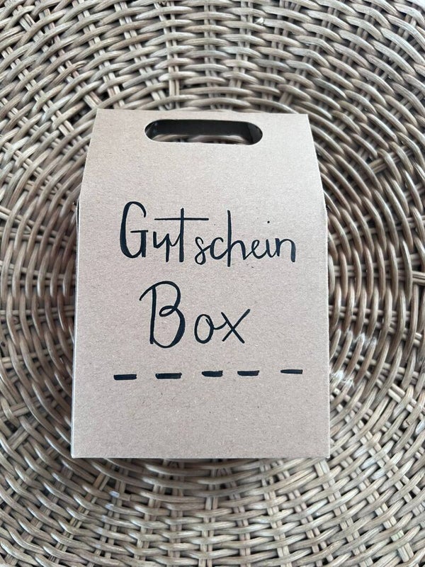 Gutschein Box