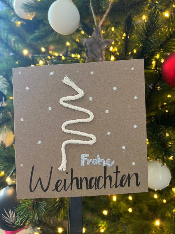 Frohe Weihnachten - Tanne