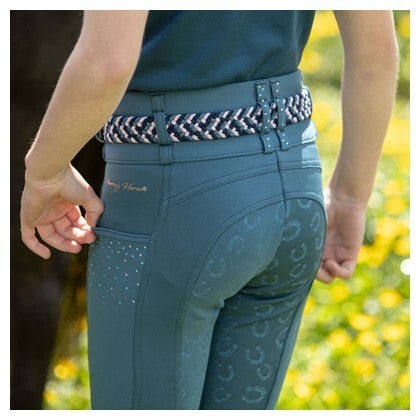 Rijbroek Equitights LouLou Full Grip Glitter