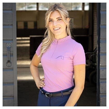 Shirt Denici Cavalli Purple Passion Crystal