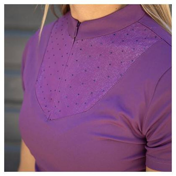 Shirt Denici Cavalli Purple Passion Mesh