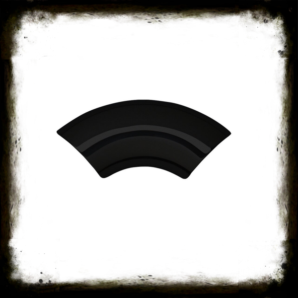 HEAT SHIELD REAR/FRONT TOP CHOPP VA BLACK (54MM)