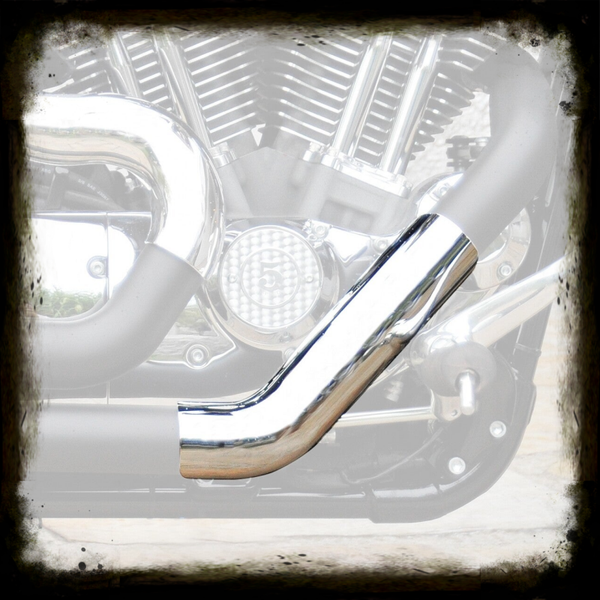 HEAT SHIELD TOP CHOPP LONG VERSION FRONT VA POLISHED (54MM)